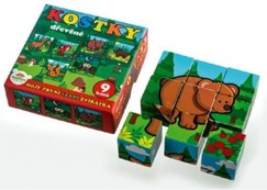 Drevené hracie kocky - Moje prvé zvieratká