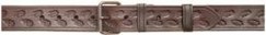 Kožený poľovnícky opasok - zdobený - šírka 4 cm


