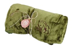 Poľovnícka deka - deka pre poľovníkov - motív diviak - zelená