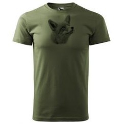 Poľovnícke tričko s potlačou - Líška