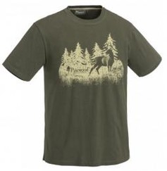 Pinewood tričko Hunting s motívom jeleňa