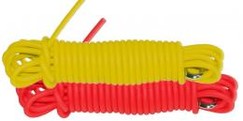 Farbárska šnúra - guľatá - BIOTHANE - 6mm - žltá