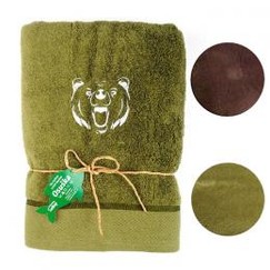 Dárkový ručník pro myslivce - motiv medvěd