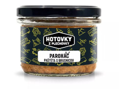 Hotovky z plechovky - Paroháč zverinová paštéta s brusnicami 170g