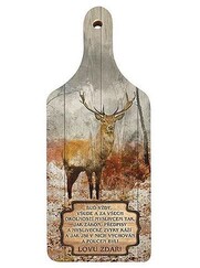 Kuchynská doštička pre poľovníkov - Lovu zdar