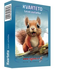 Kvarteto Lesné zvieratká - stolová hra pre poľovnícku rodinu