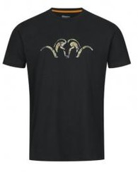 Lovecké tričko Blaser čierne - Argali logo HunTec camo