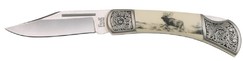 Lovecký zatvárací nôž s motívom Jelena