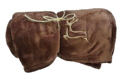 Poľovnícka deka - deka pre poľovníkov - motív jeleň - hnedá