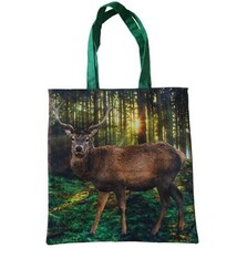 Poľovnícka plátená taška s potlačou jeleňa