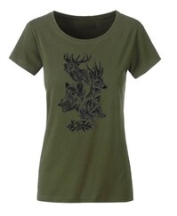 Poľovnícke tričko dámske - V LESE