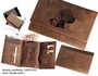 Kožená poľovnícka peňaženka dámska - motív Border teriér