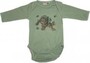Poľovnícke detské tričko bodyčko - šteňa farbiare - zelené