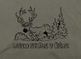 Nočná košeľa pre poľovníkov Jeleň - dlhý rukáv

