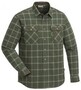 Pinewood flanelová košeľa Prestwick exclusive zeleno/hnedá