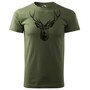 Poľovnícke tričko s potlačou - Jeleň