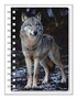 Detský 3D zápisník pre malých poľovníkov - Vlk