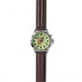 Lovecké hodinky Greiner - motiv jelen - kožený pásek - poslední kus