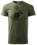 Detské poľovnícke tričko s poľovníckou potlačou - Jeleň