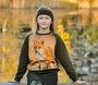 Detská poľovnícka mikina s motívom - Líška

