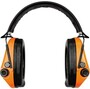 Elektronické slúchadlá Sordin Supreme Pro-X Slim - oranžové - koža - PVC náušníky