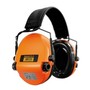 Elektronické slúchadlá Sordin Supreme Pro-X Slim - oranžové - koža - PVC náušníky