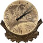 Vyrezávané poľovnícke hodiny - Diviak