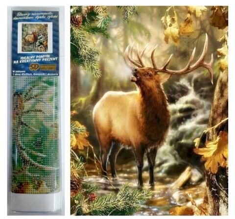 Diamantové maľovanie - Volanie lesa 30x40cm