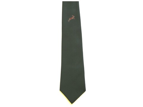 Poľovnícka kravata - motív Zajac
