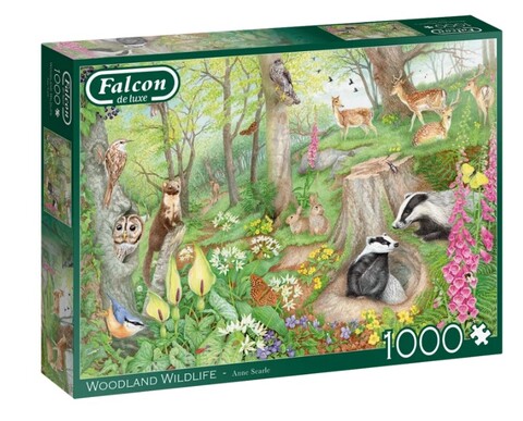 Puzzle pre malých poľovníkov - Život v lese 1000 dielikov