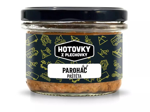 Hotovky z plechovky - Paroháč zverinová paštéta 170g